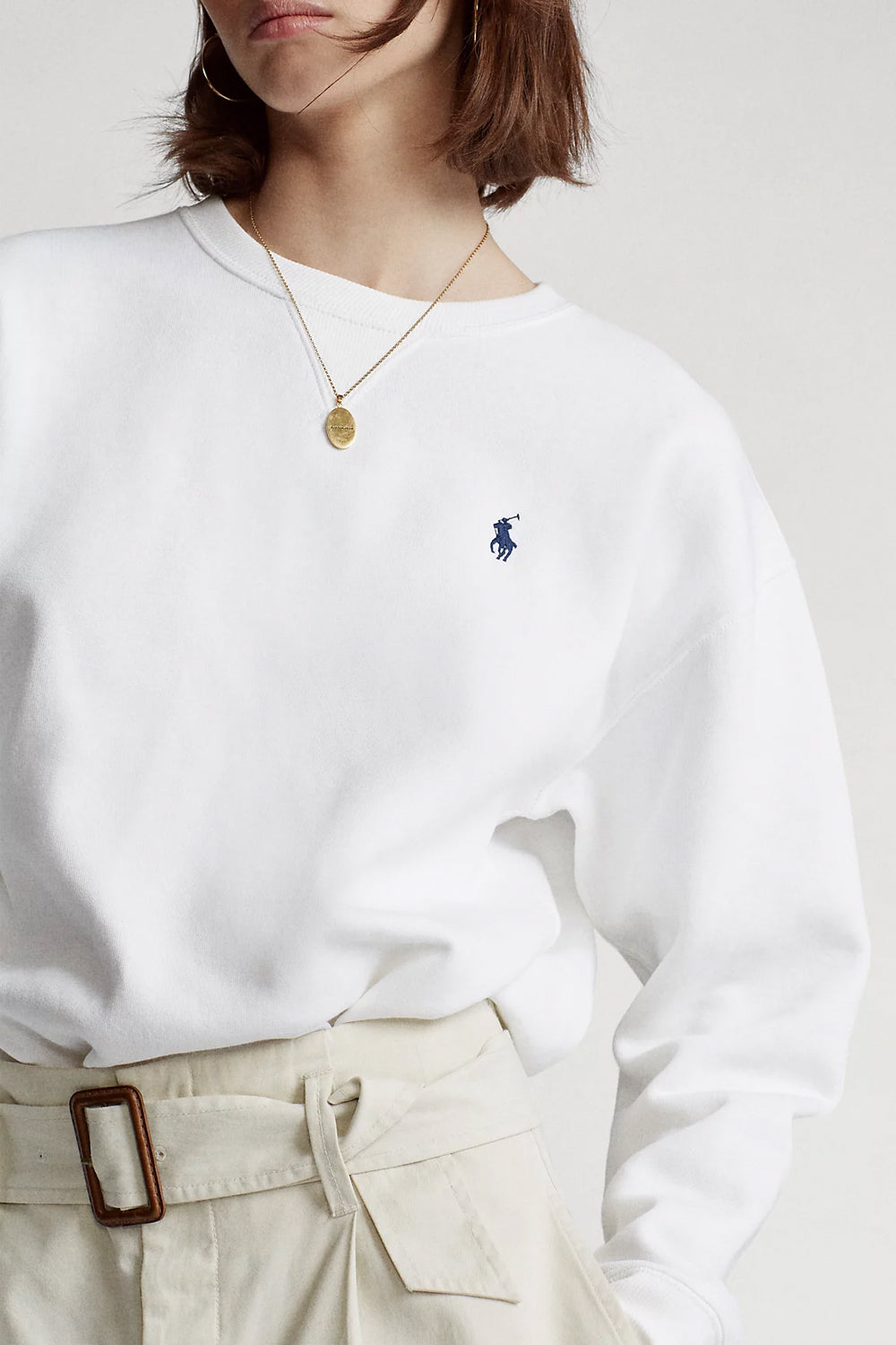 POLO RALPH LAUREN Pullover in felpa girocollo POLO RALPH LAUREN