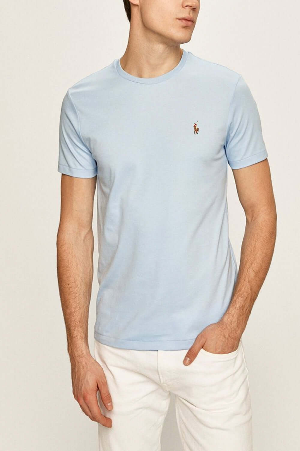 POLO RALPH LAUREN T-shirt in cotone Custom Slim-Fit Uncategorized POLO RALPH LAUREN