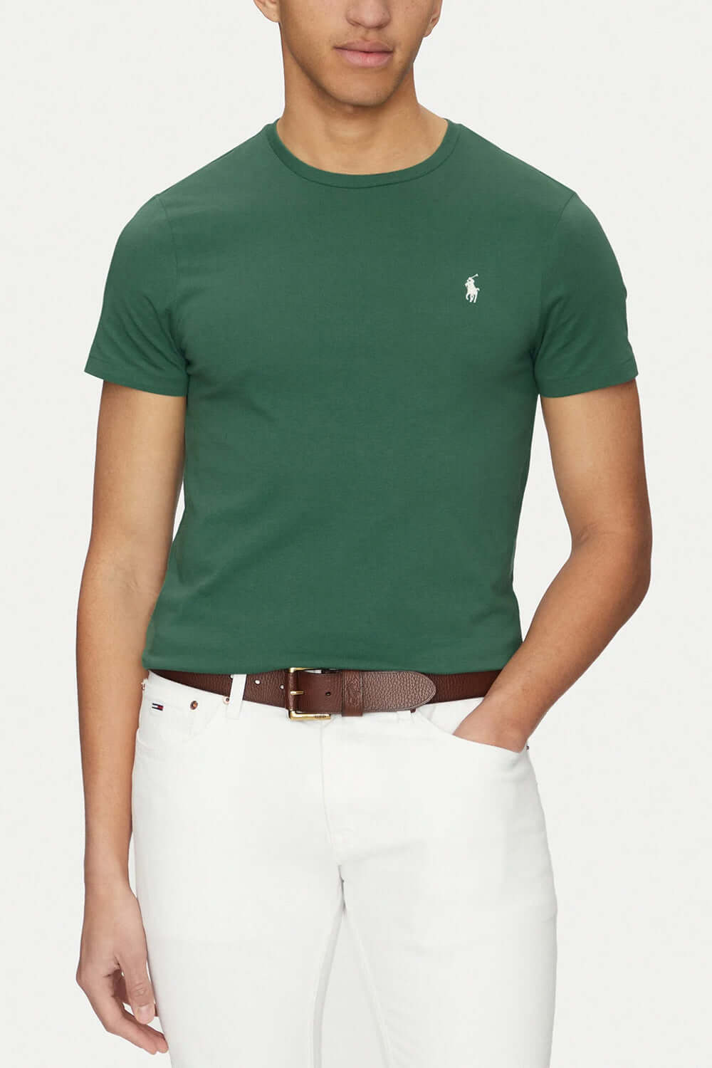 POLO RALPH LAUREN T-shirt in jersey Custom Slim-Fit Uncategorized POLO RALPH LAUREN