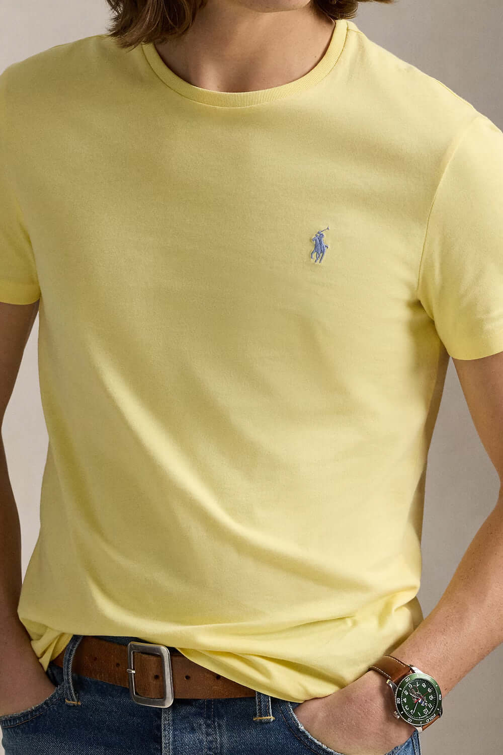 POLO RALPH LAUREN T-shirt in jersey Custom Slim-Fit Uncategorized POLO RALPH LAUREN