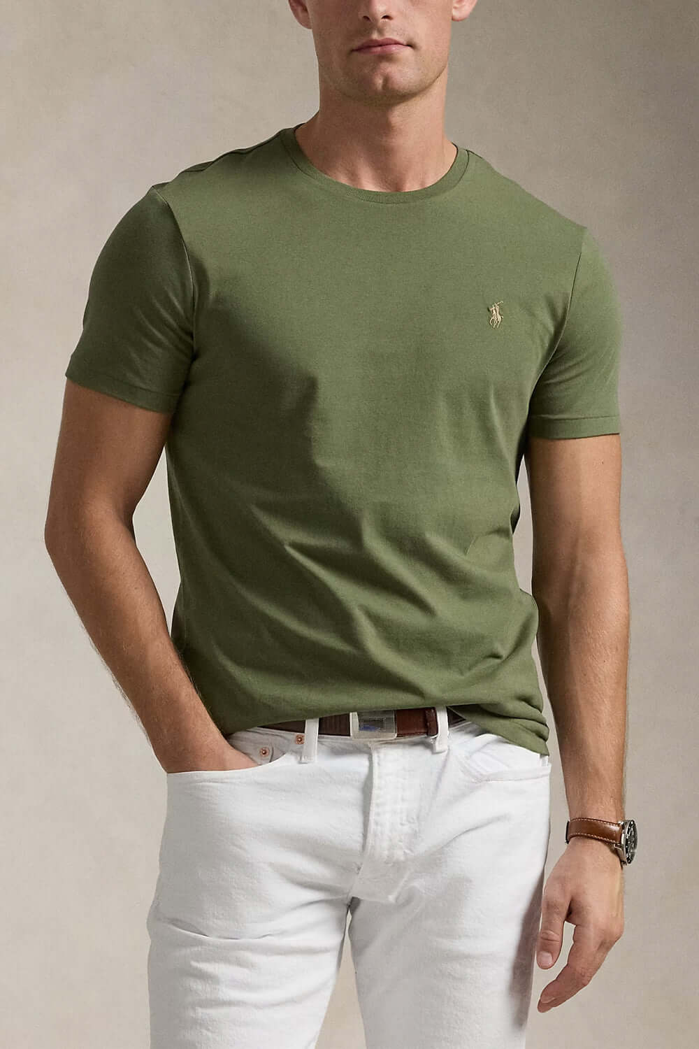 POLO RALPH LAUREN T-shirt in jersey Custom Slim-Fit Uncategorized POLO RALPH LAUREN