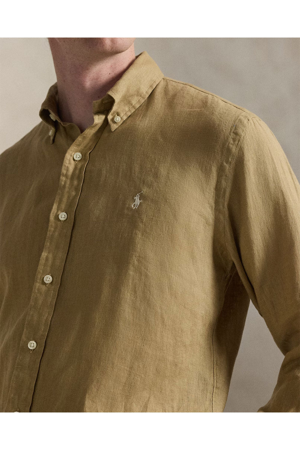POLO RALPH LAUREN Camicia in lino Slim Fit