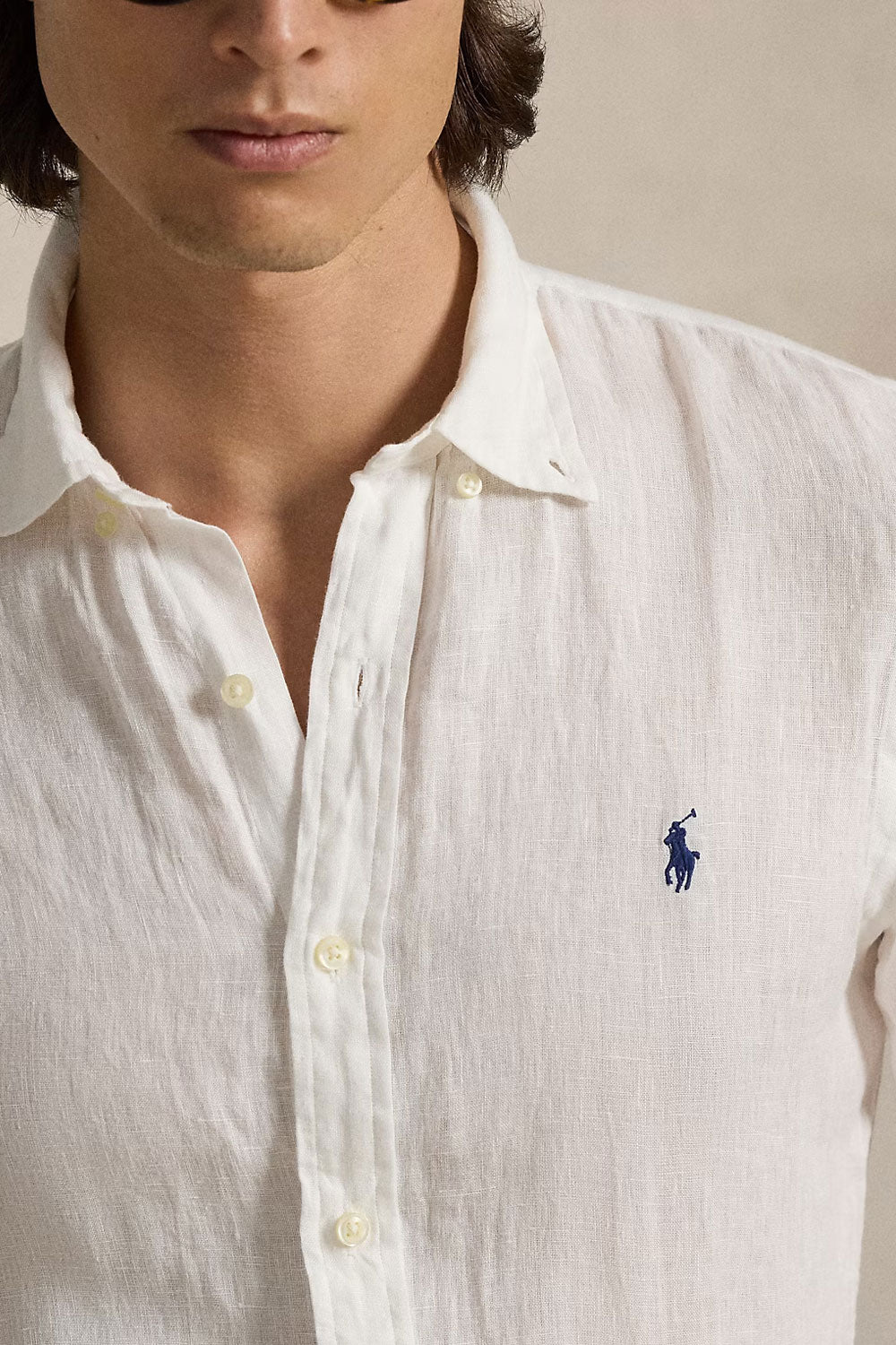 POLO RALPH LAUREN Camicia in lino Slim Fit