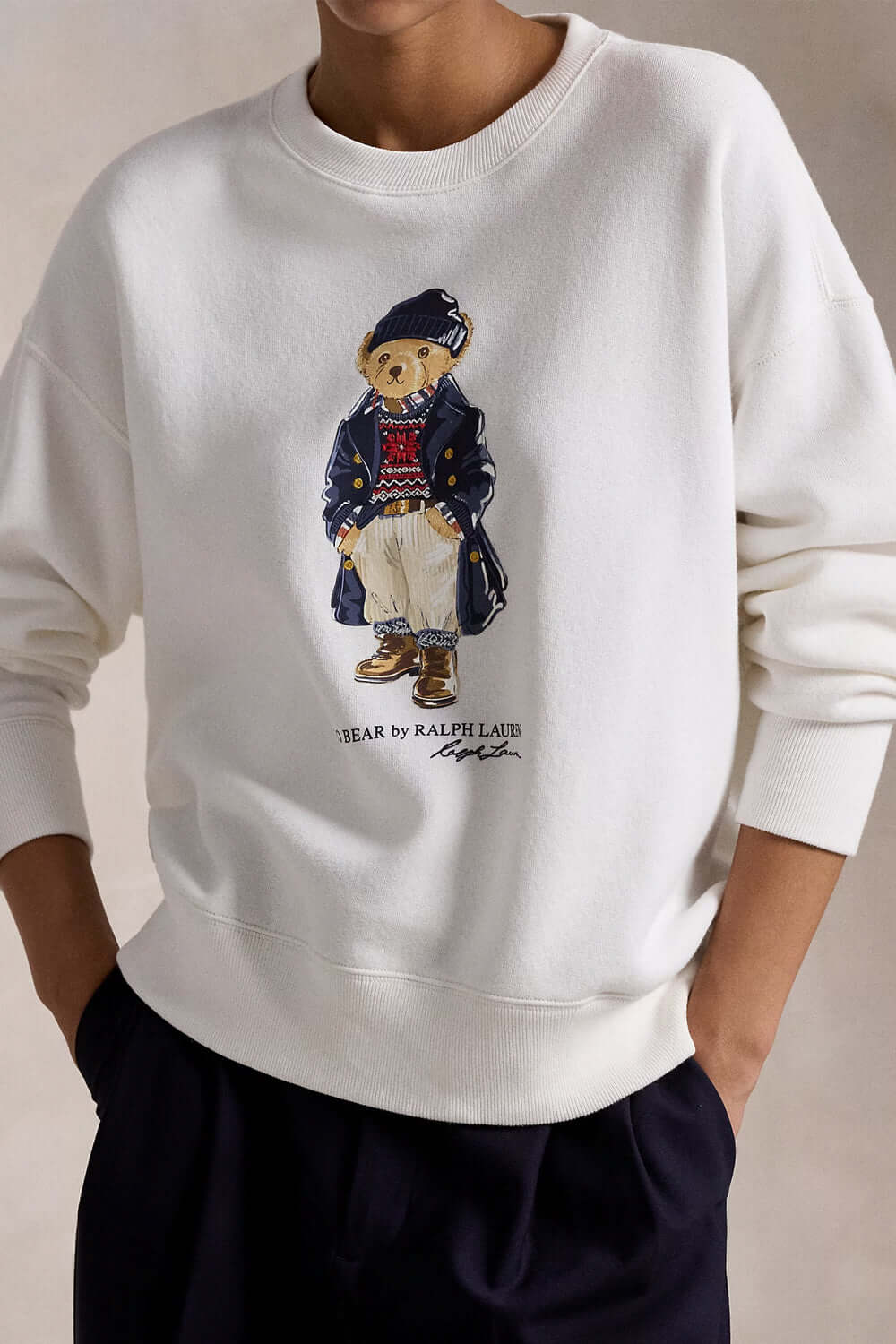 POLO RALPH LAUREN Felpa Polo Bear a girocollo