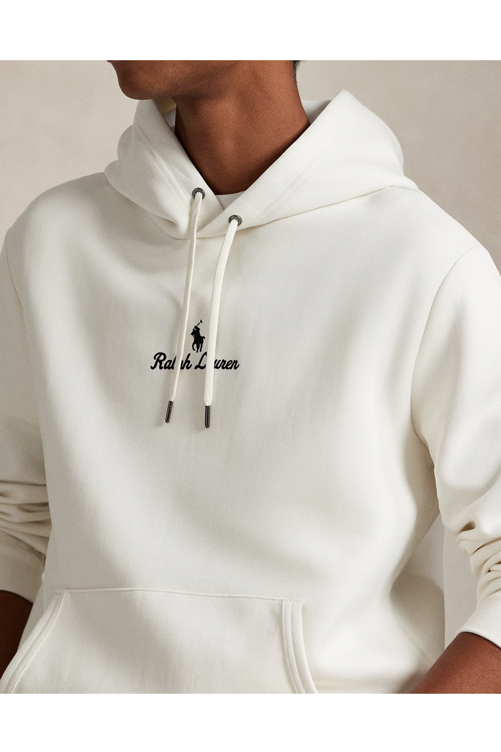 POLO RALPH LAUREN Felpa con cappuccio a maglia doppia