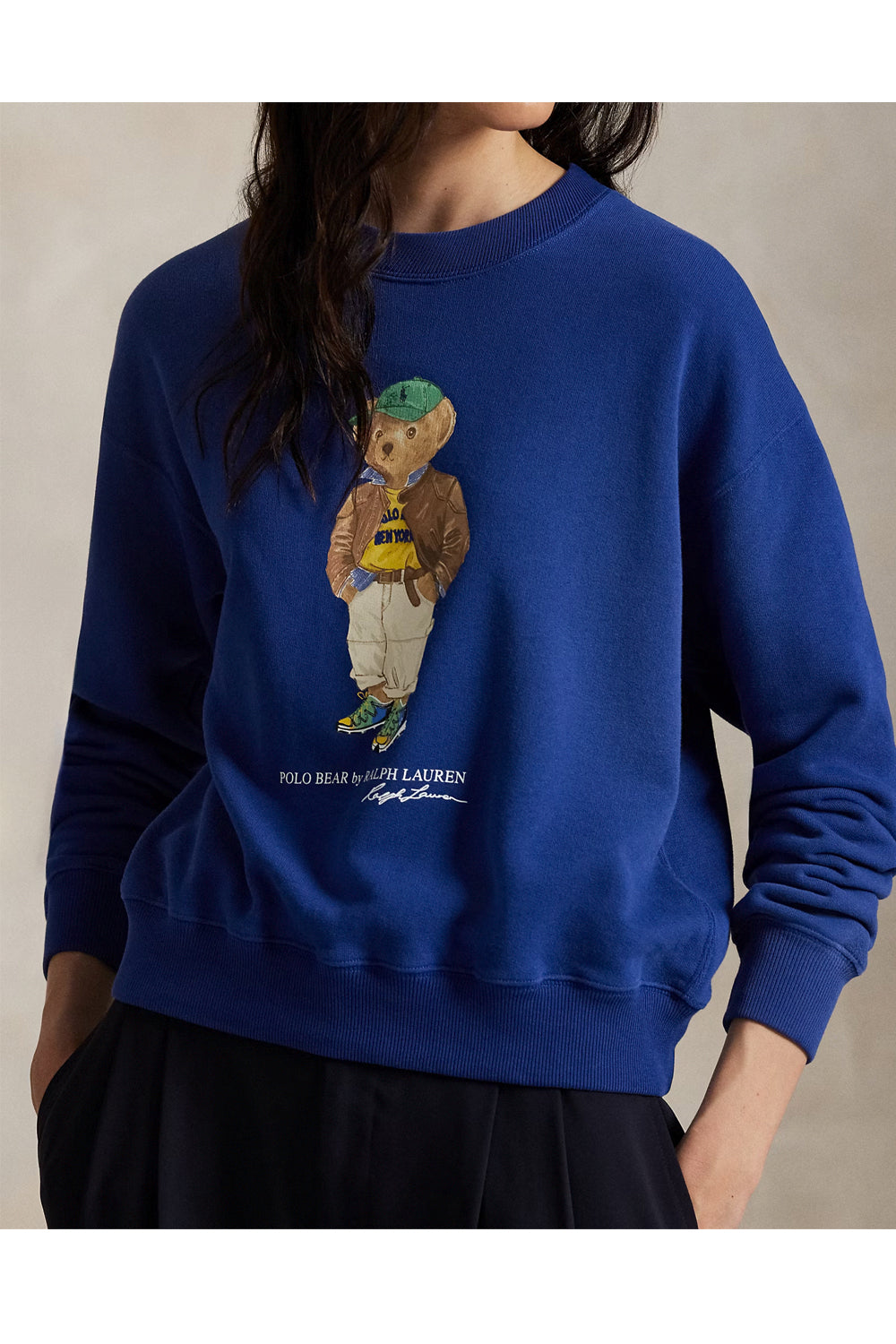POLO RALPH LAUREN Felpa leggera Polo Bear a girocollo