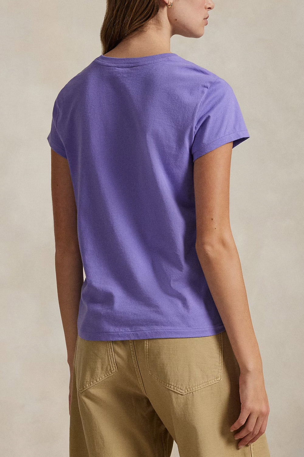 POLO RALPH LAUREN Maglietta girocollo in jersey di cotone