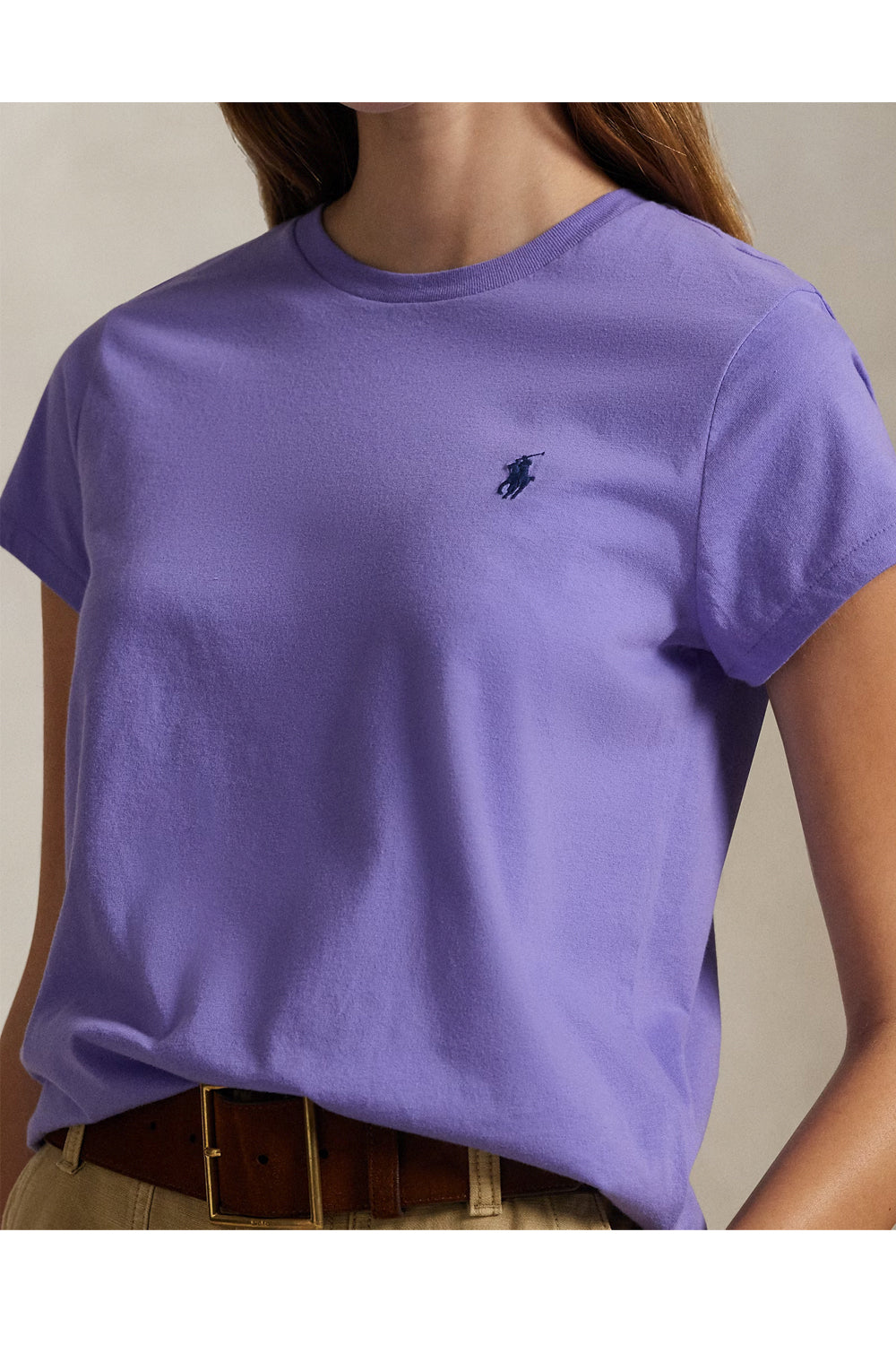 POLO RALPH LAUREN Maglietta girocollo in jersey di cotone