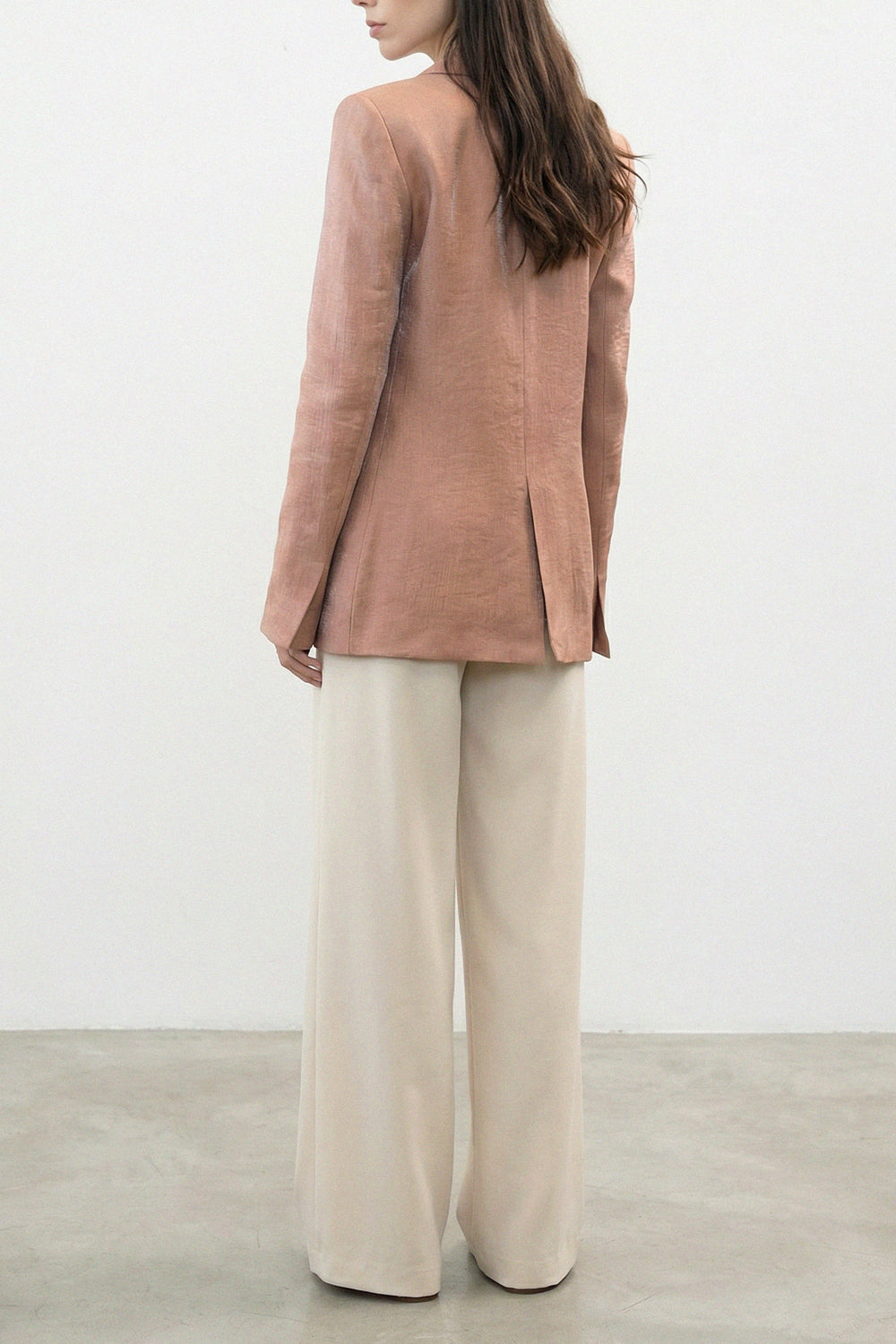 RAME Blazer con collo tuxedo
