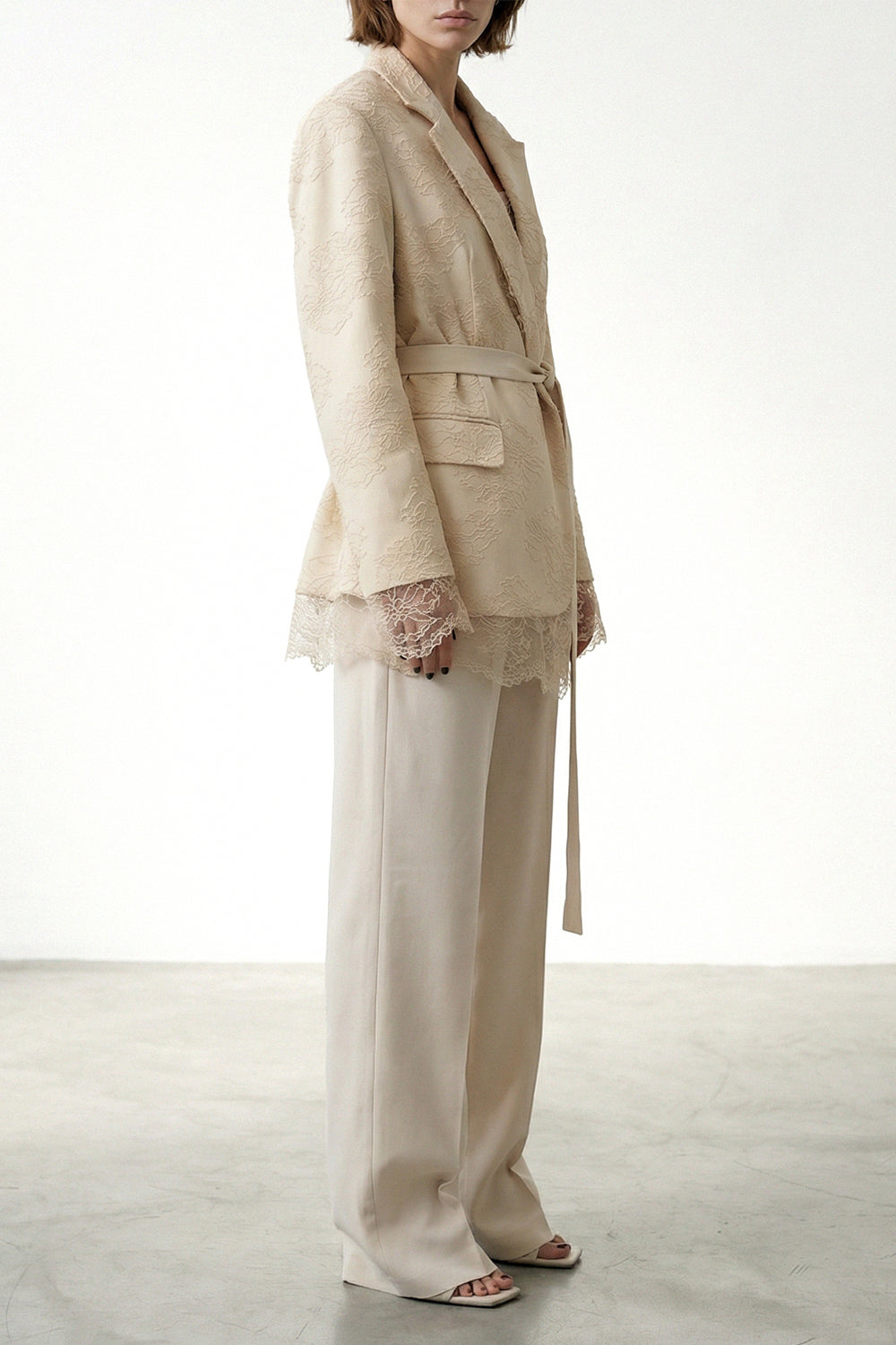 RAME Blazer in pizzo floreale