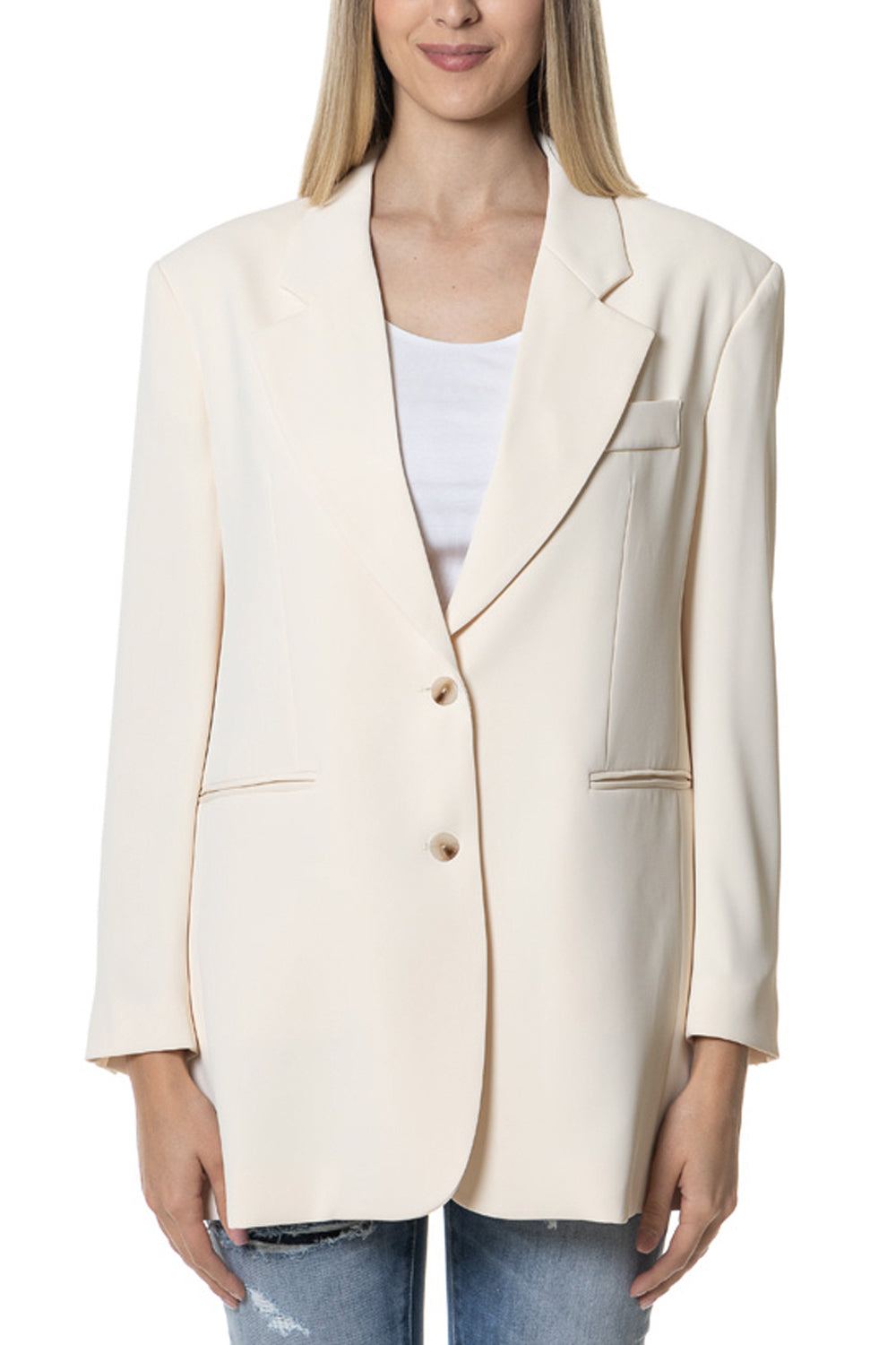 RAME Giacca oversize con spalline