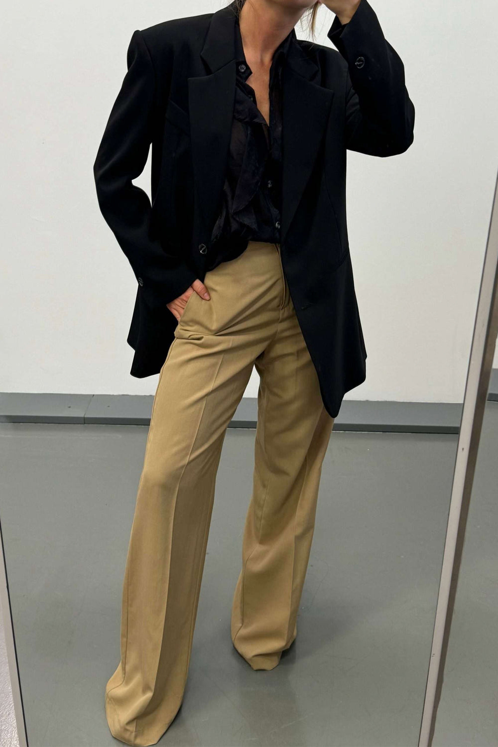 RAME Giacca oversize con spalline
