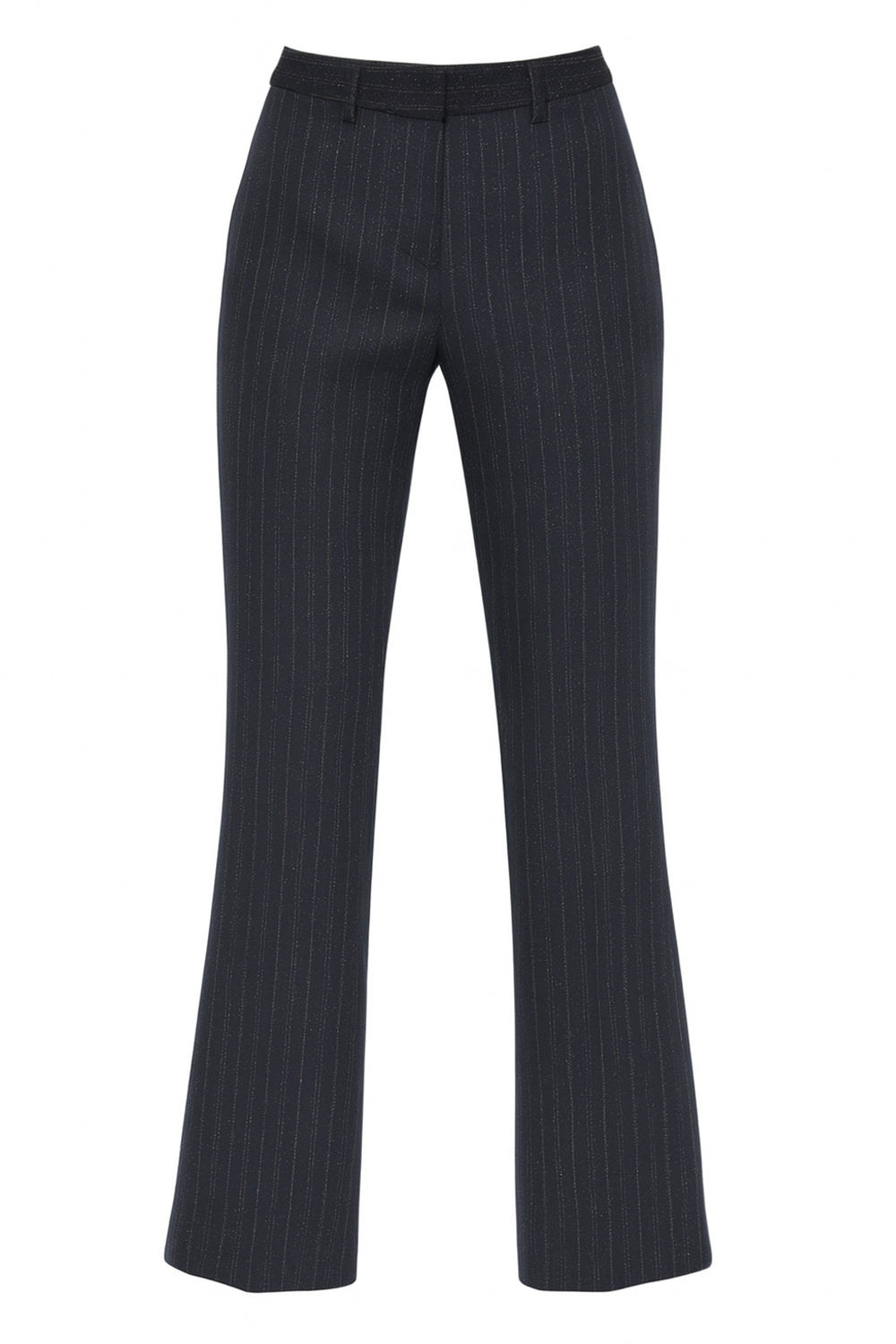 RAME Pantalone gessato con filo lurex