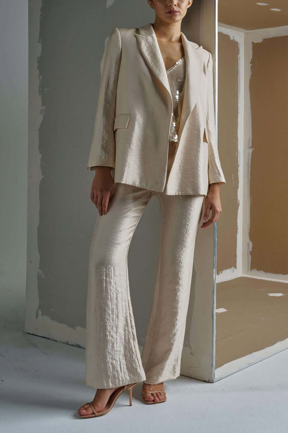 RAME Pantalone strutturato in tessuto laminato Uncategorized RAME