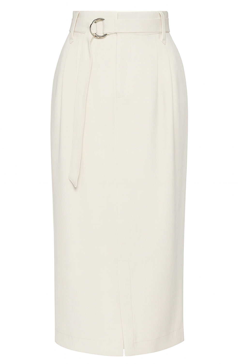 RAME Gonna con cintura e spacco