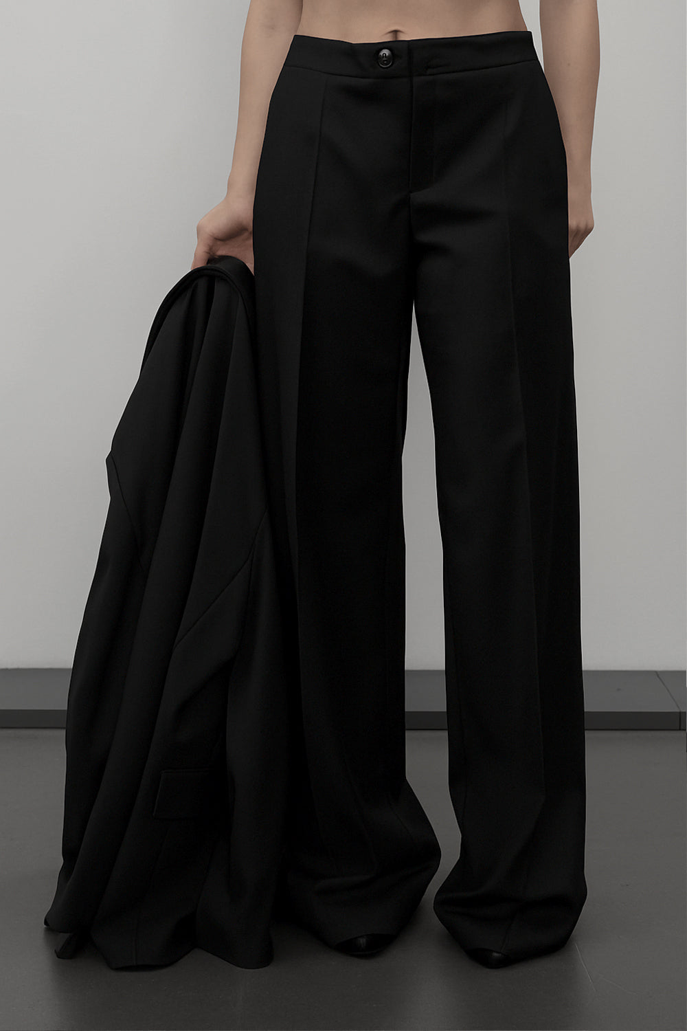 RAME Pantalone dritto Nero