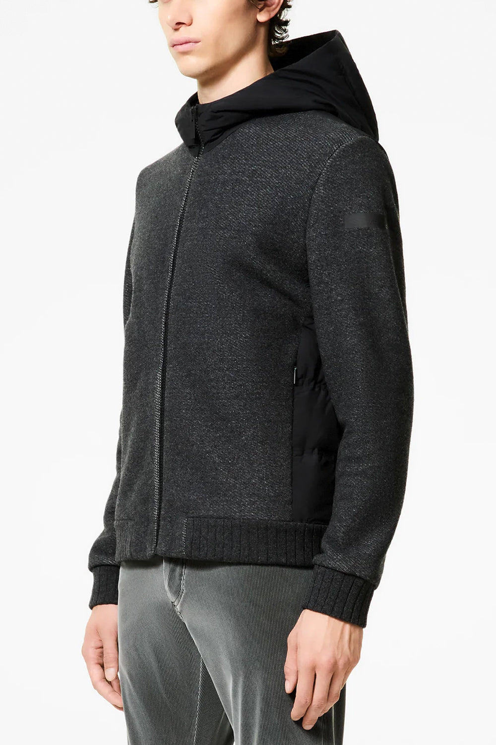 RRD Felpa Woolharrd Duck Hood Zip Soft