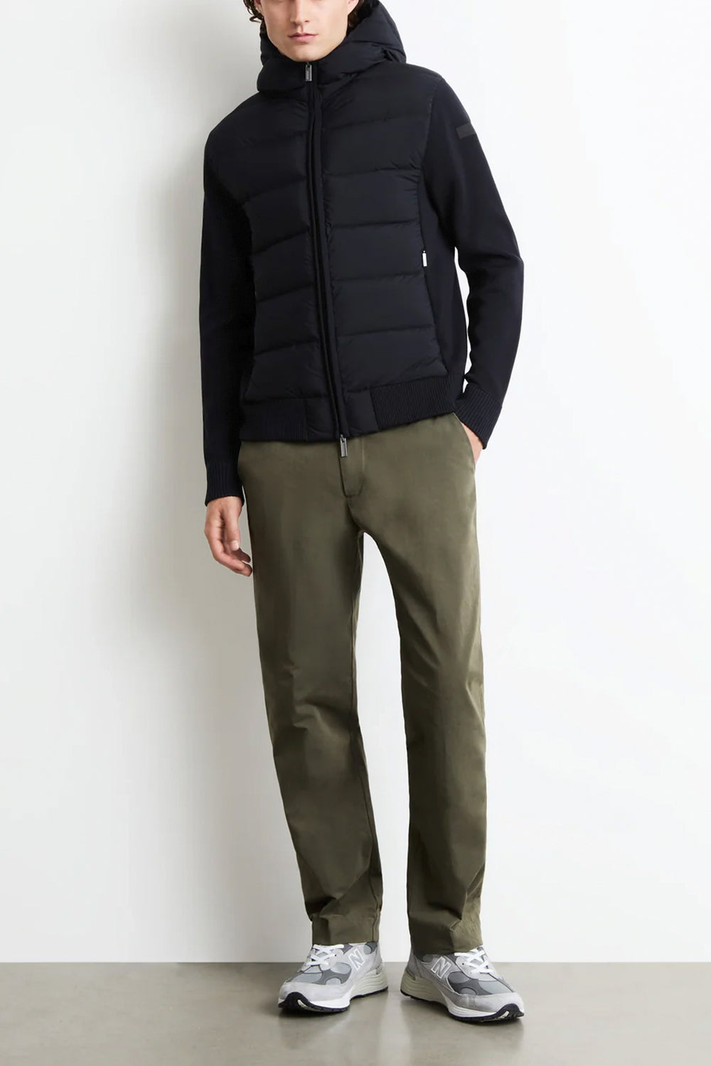 RRD Giubbotto New Amos Hybrid Duck Hood Zip Soft