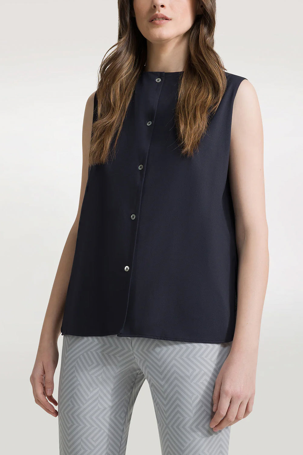 RRD Camicia oxford senza maniche