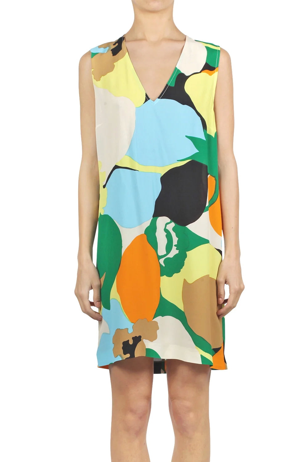 SUOLI Abito in crepe fantasia Clothing SUOLI
