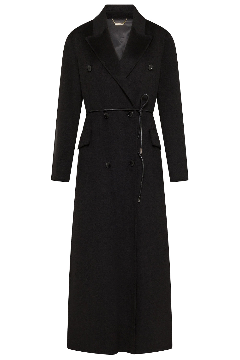 SEVENTY Cappotto lungo double misto lana con cintura