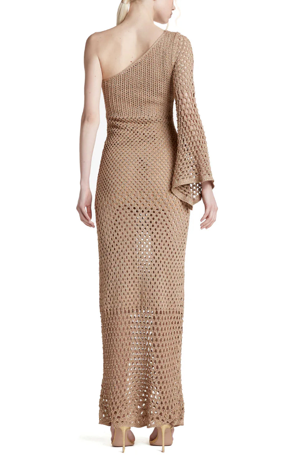 SIMONA CORSELLINI Abito in crochet monospalla