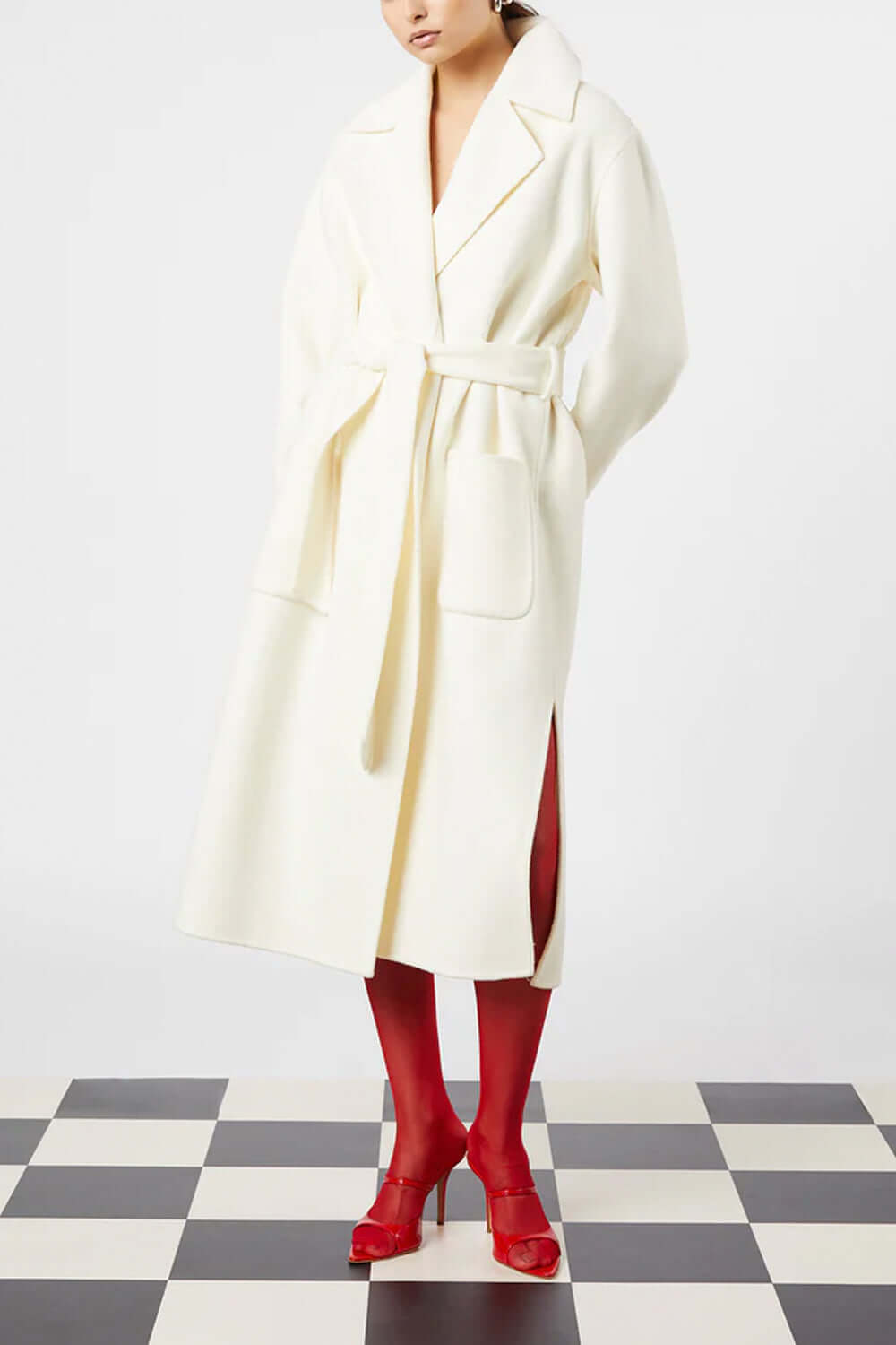 SIMONA CORSELLINI Cappotto a vestaglia