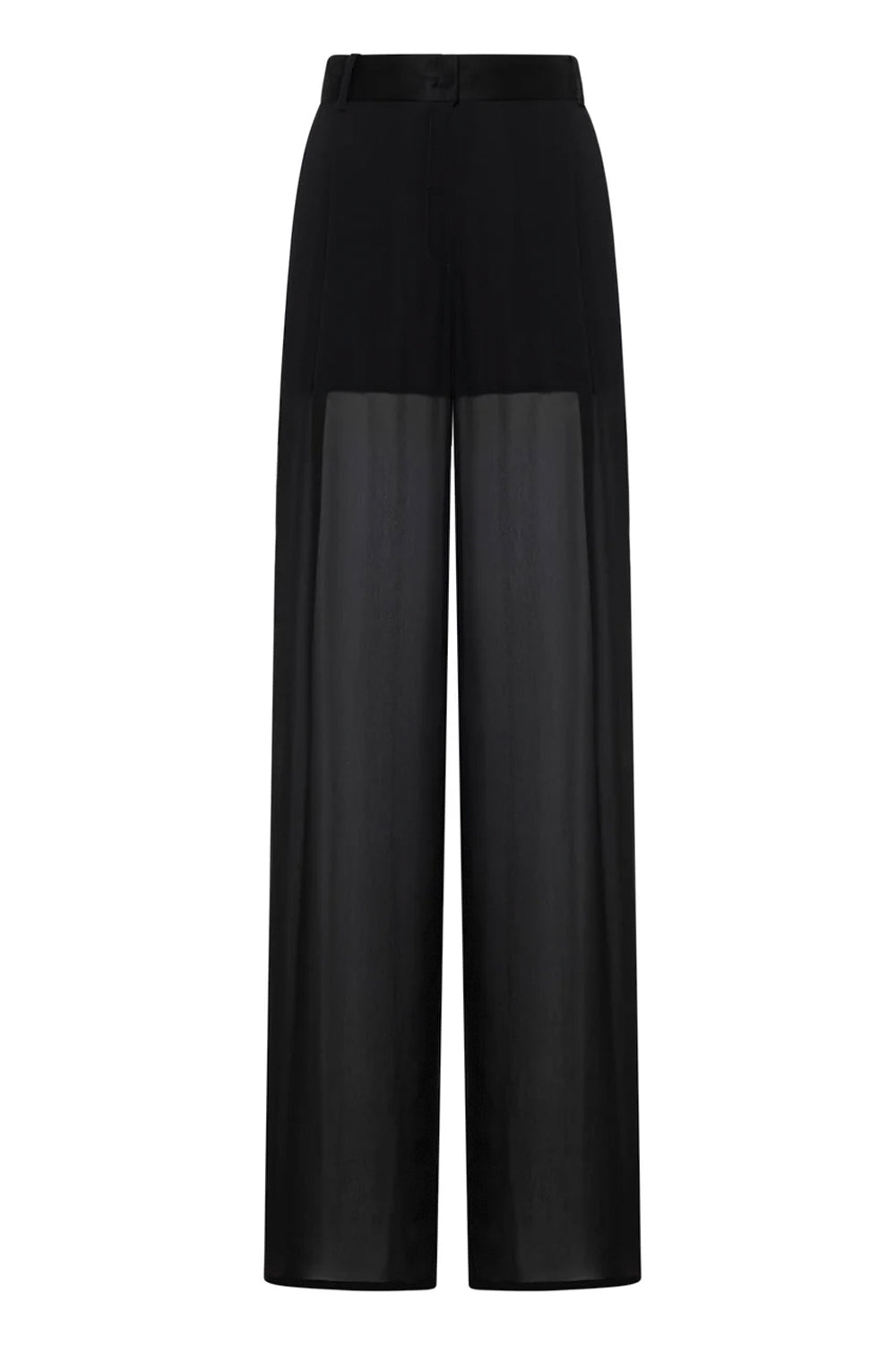 SIMONA CORSELLINI Pantalone con pences in georgette di viscosa
