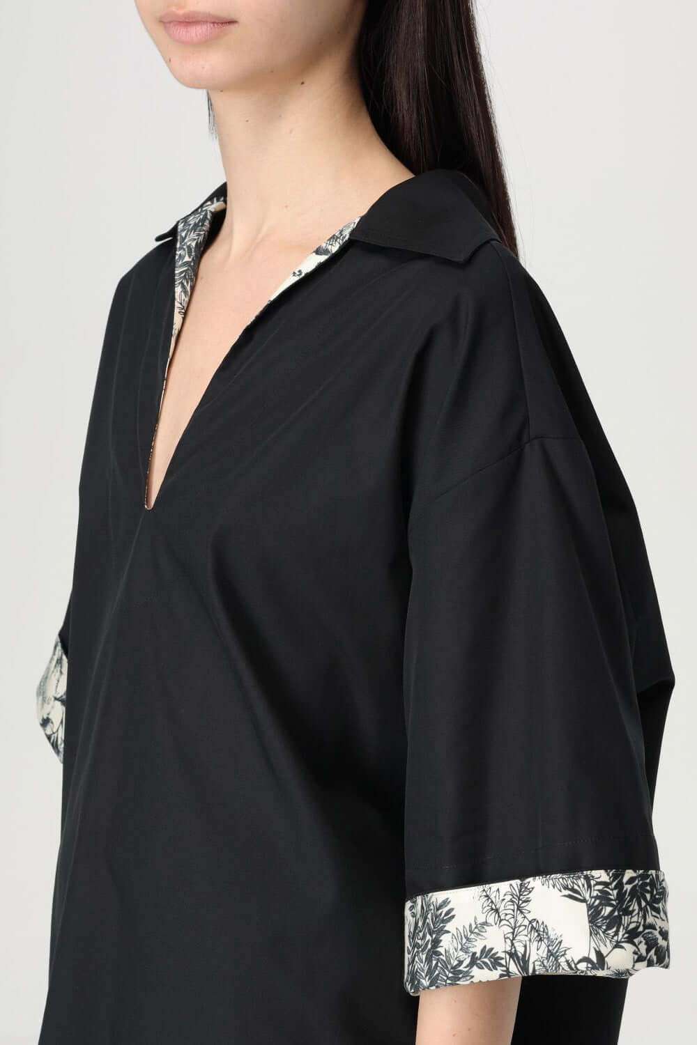 SIMONA CORSELLINI Camicia con profili fantasia Uncategorized SIMONA CORSELLINI