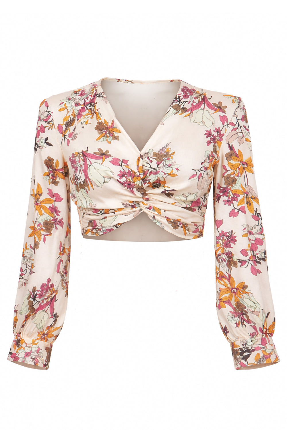 SIMONA CORSELLINI Camicia incrociata fantasia