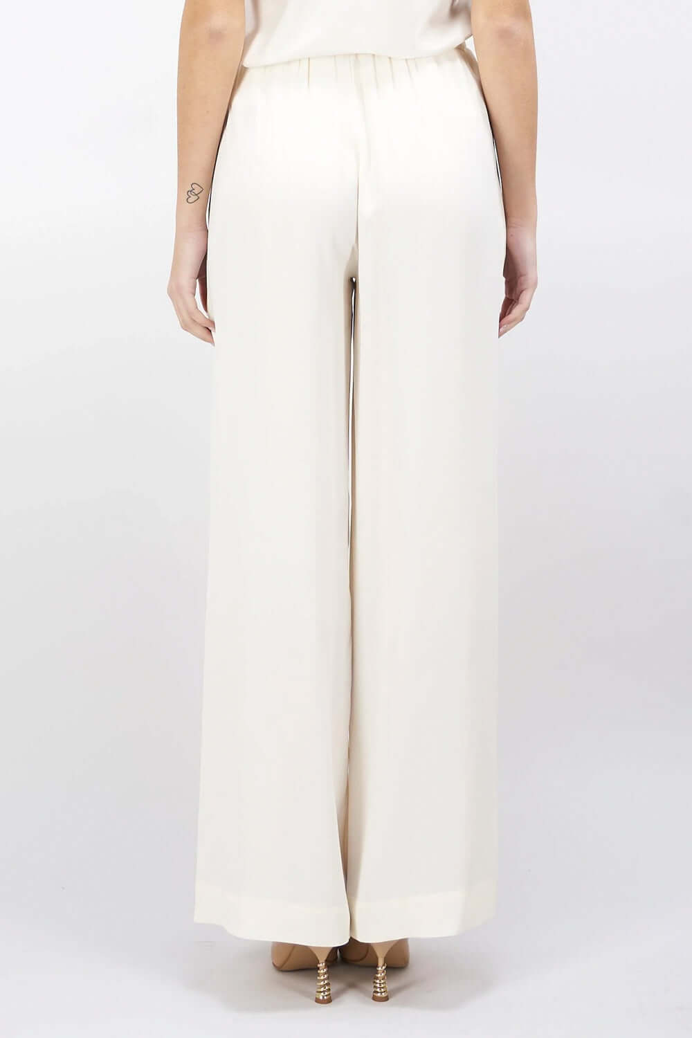 SIMONA CORSELLINI Pantalone in crepe misto seta