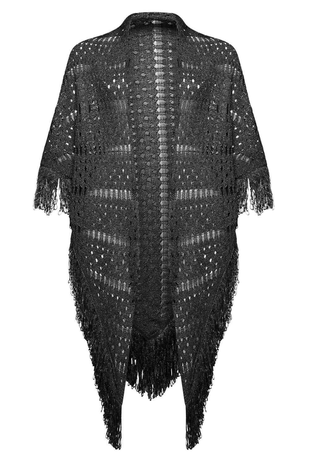 SIMONA CORSELLINI Scialle in lurex traforato