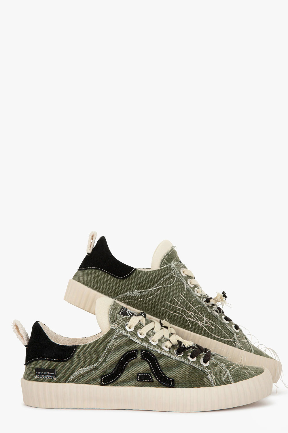 SPRINGA Sneakers tela Olona con ricamo