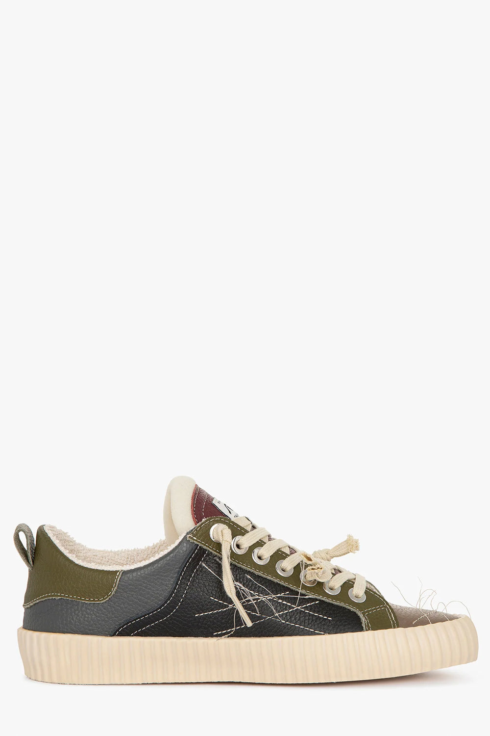 SPRINGA Sneakers in pelle multicolor con ricamo