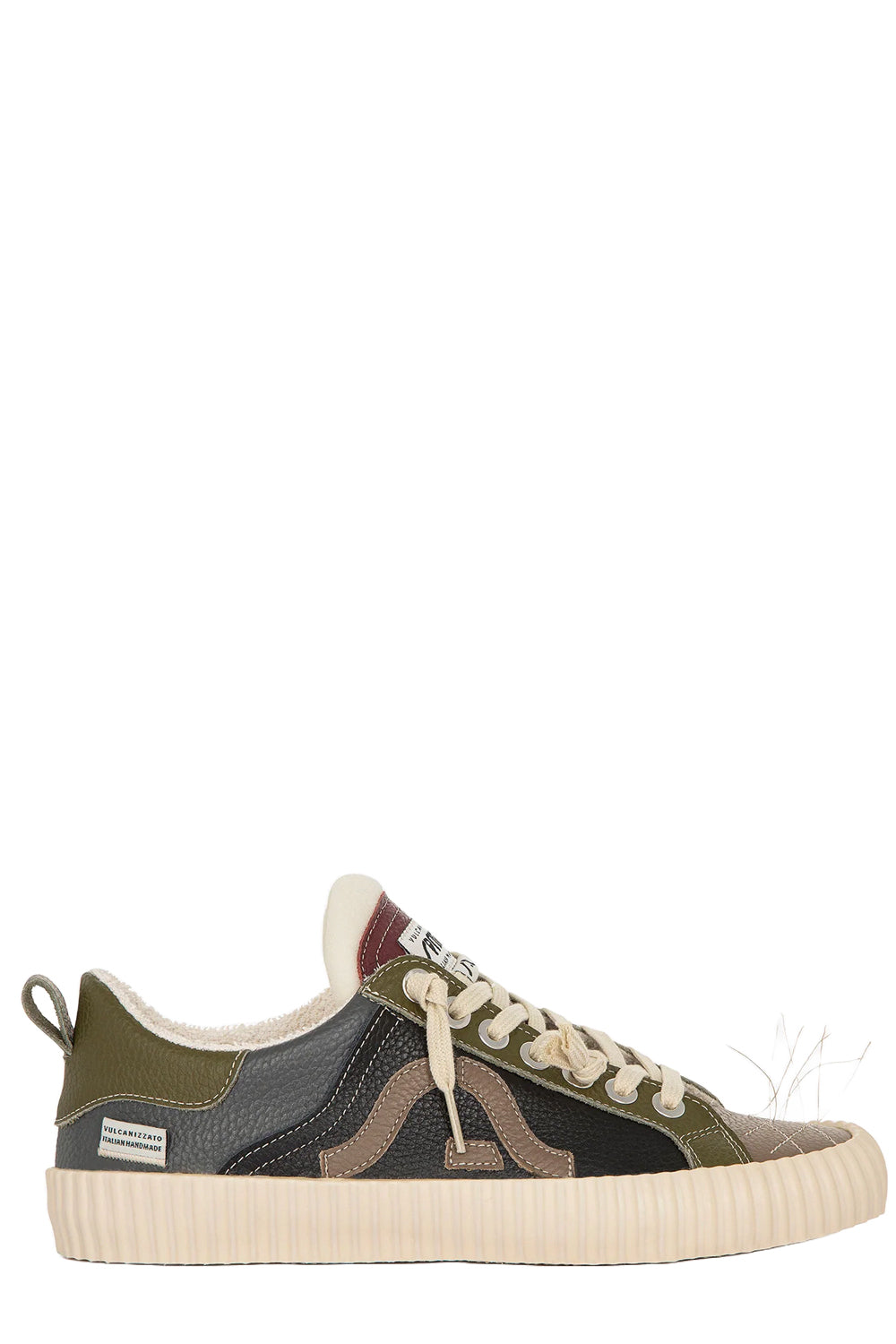SPRINGA Sneakers in pelle multicolor con ricamo