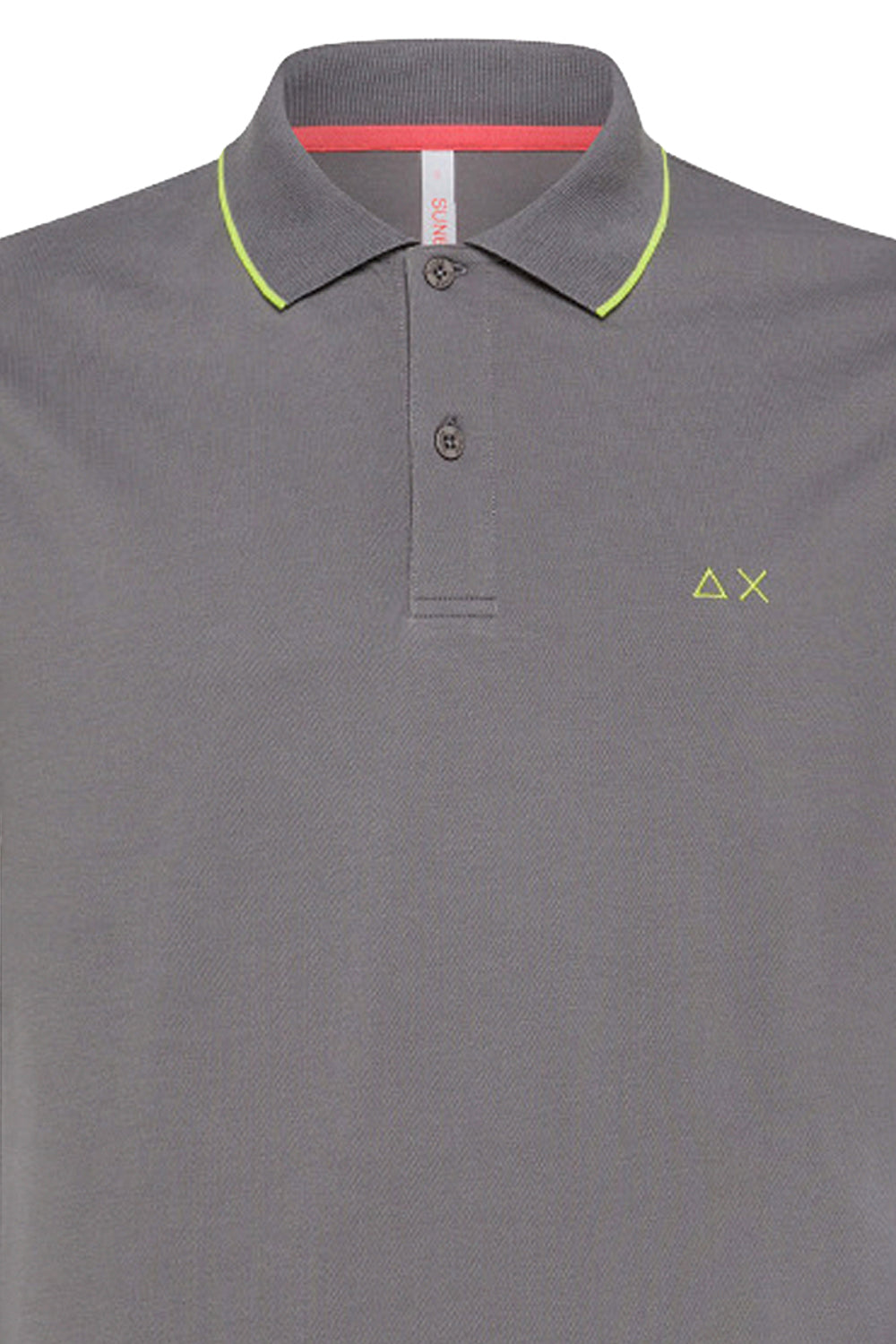 SUN 68 Polo small stripes on collar SUN 68