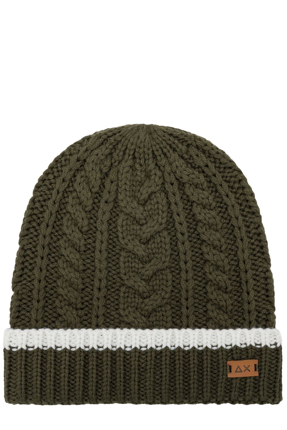 SUN 68 Berretto beanie in lana a trecce
