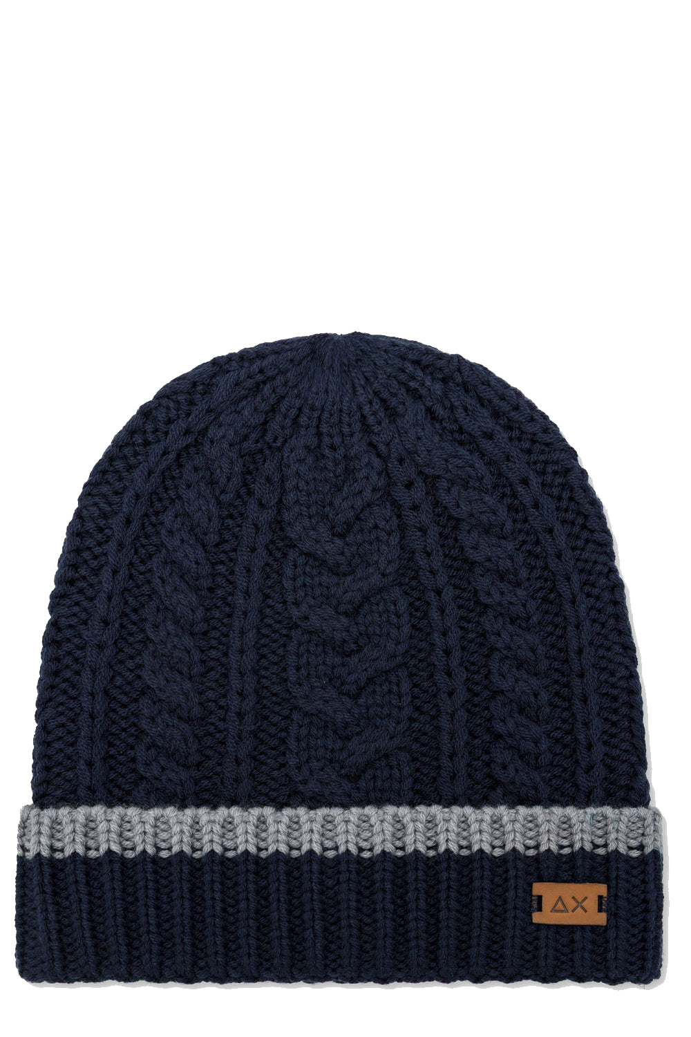 SUN 68 Berretto beanie in lana a trecce