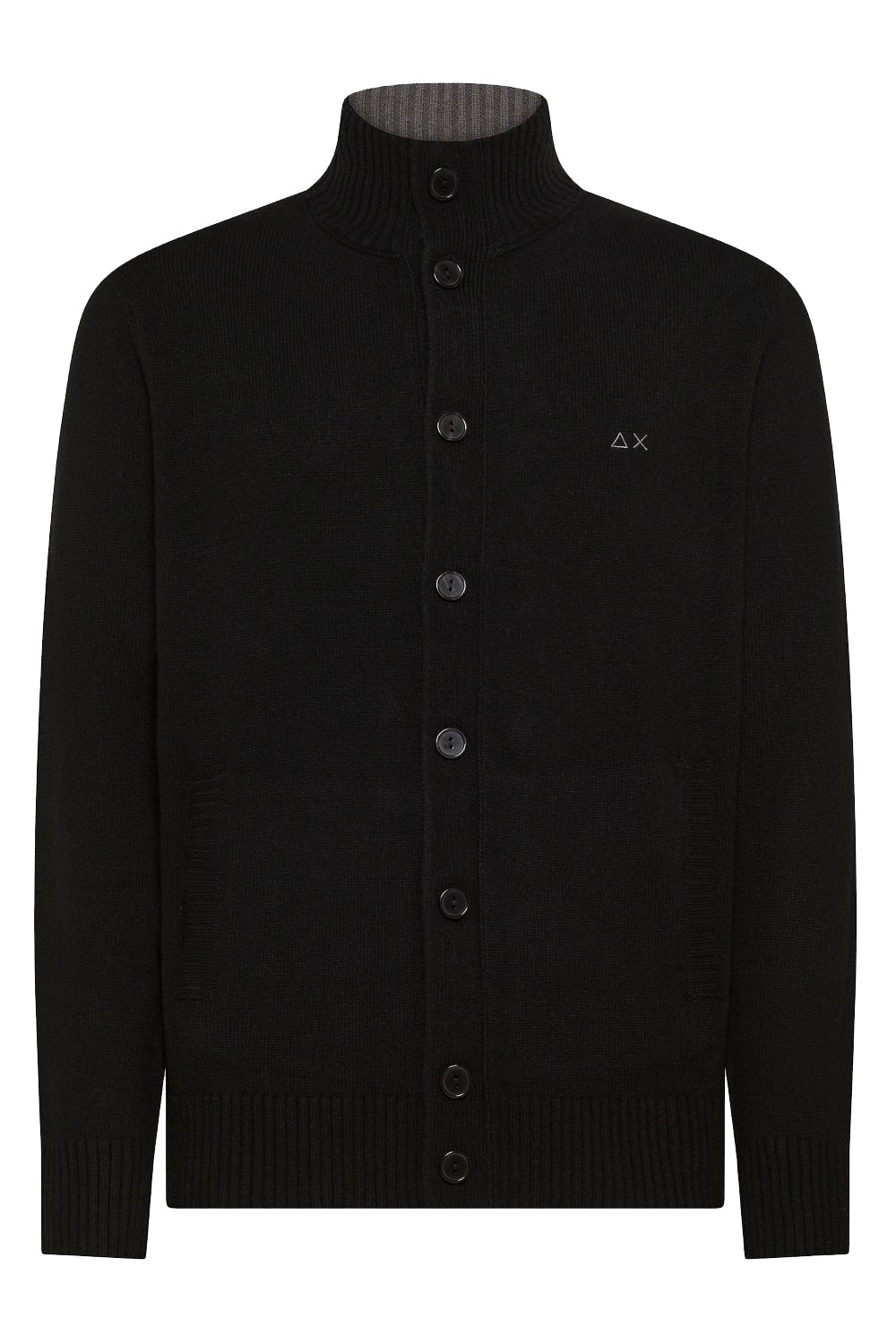 SUN68 Cardigan in lana e cashmere con bottoni