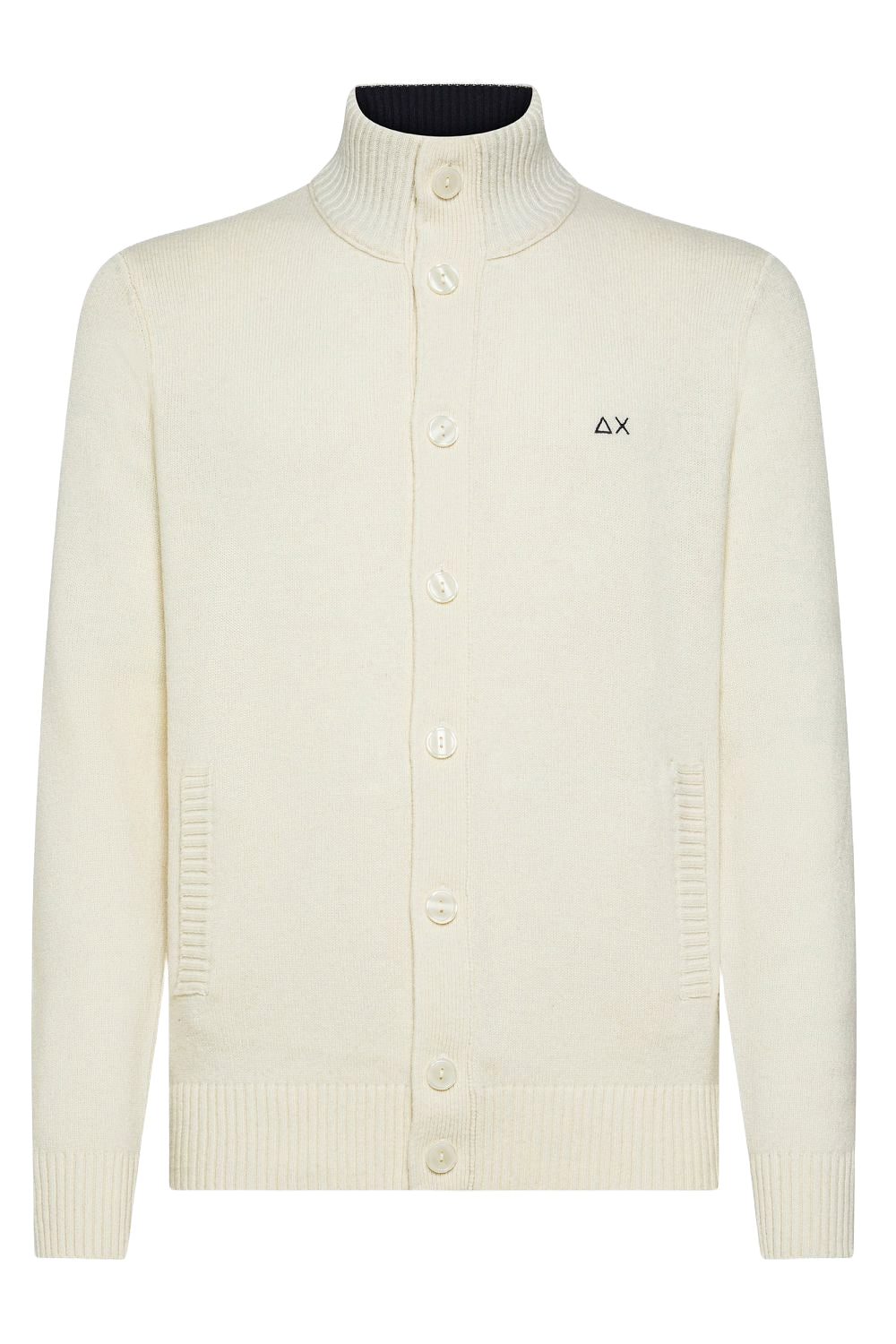 SUN68 Cardigan in lana e cashmere con bottoni