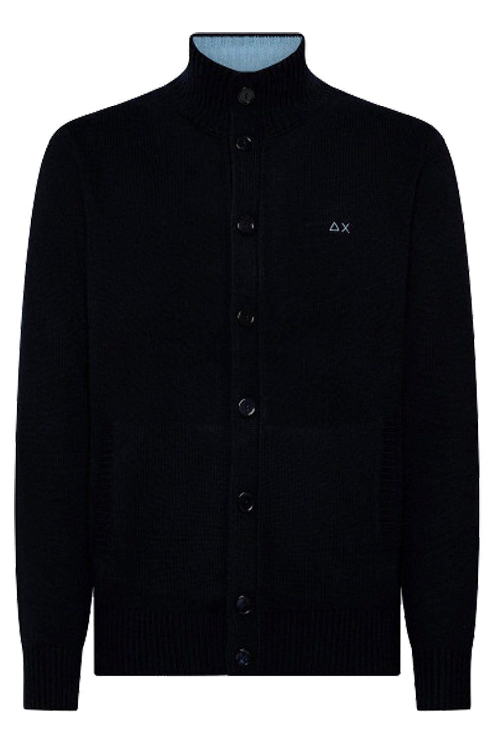 SUN 68 Cardigan tinta unita collo alto Uncategorized SUN 68