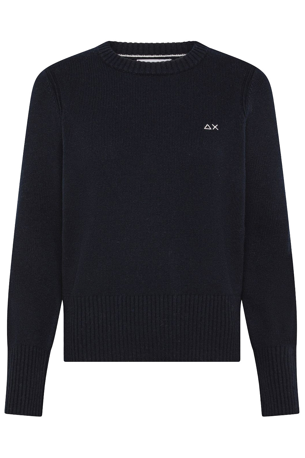 SUN 68 Maglia girocollo in lana e cashmere