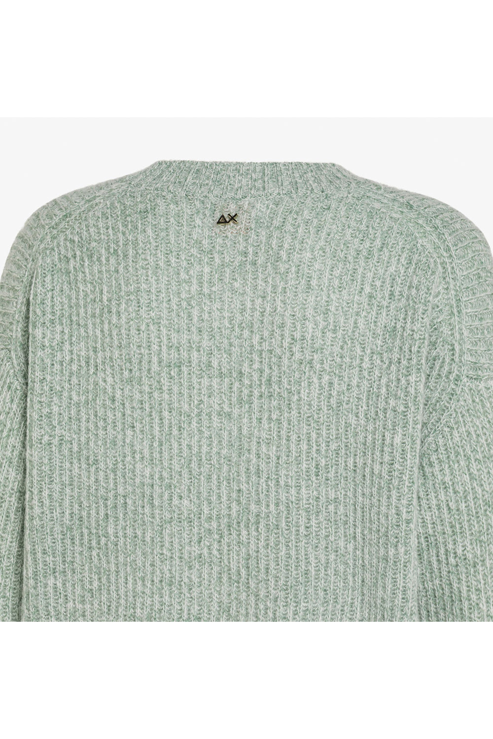 SUN 68 Maglione in lana e alpaca a coste