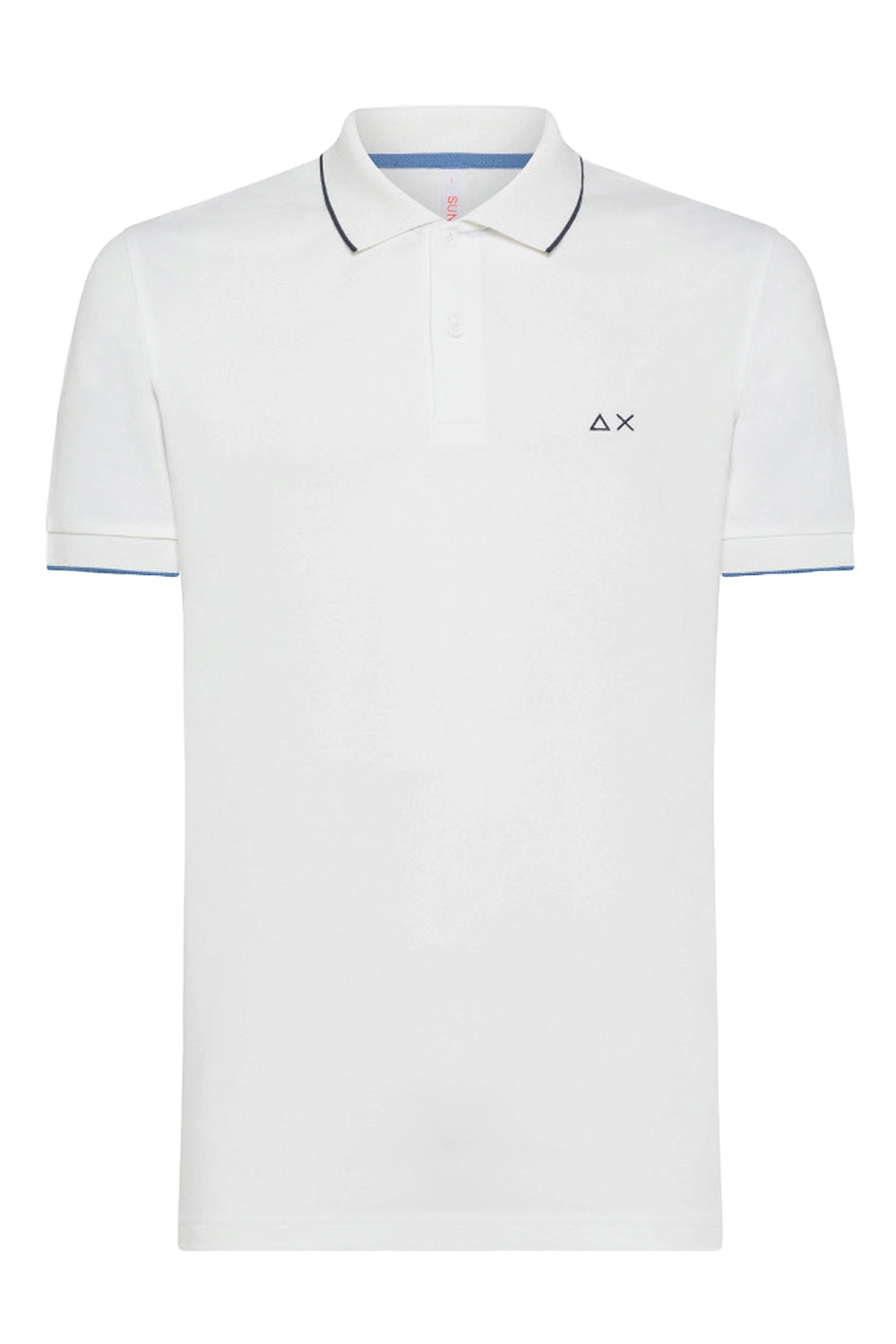 SUN 68 Polo small stripes on collar SUN 68