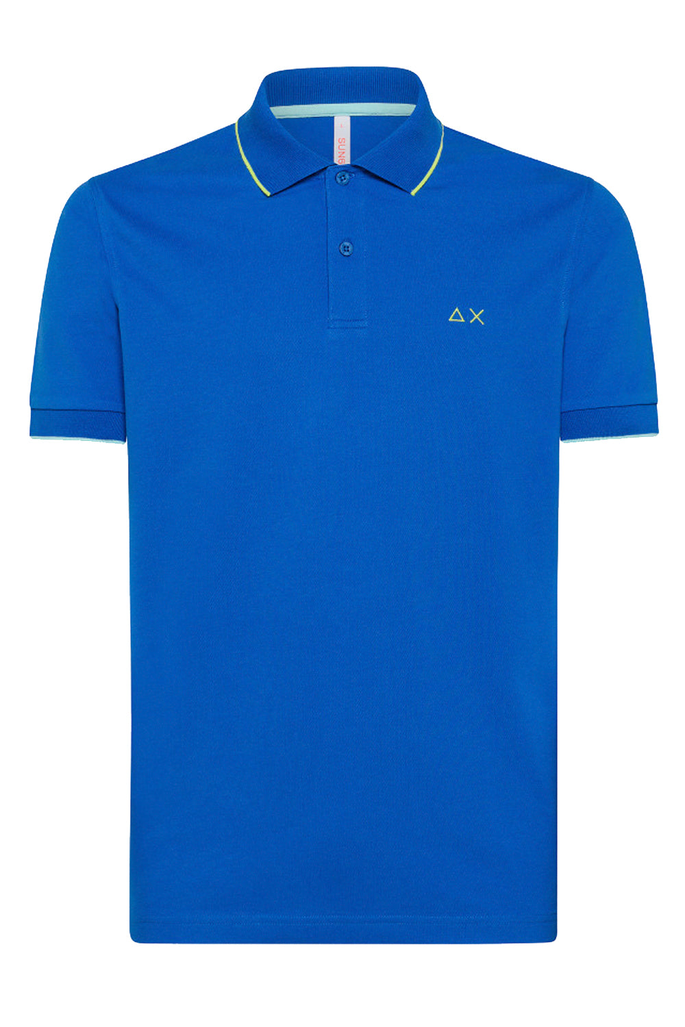 SUN 68 Polo small stripes on collar SUN 68