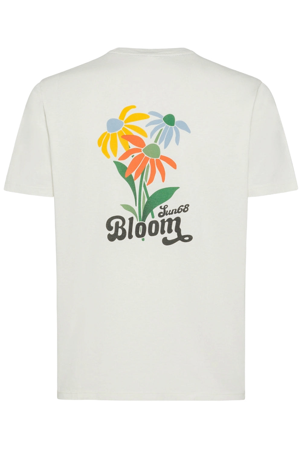 SUN 68 T-shirt con stampa sul retro