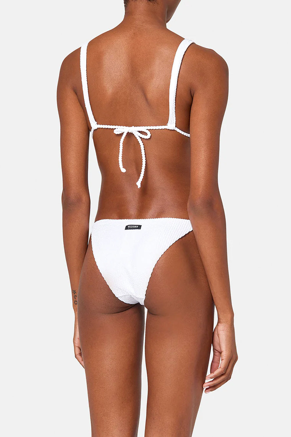 SUNDEK Top triangolo americano jaquard