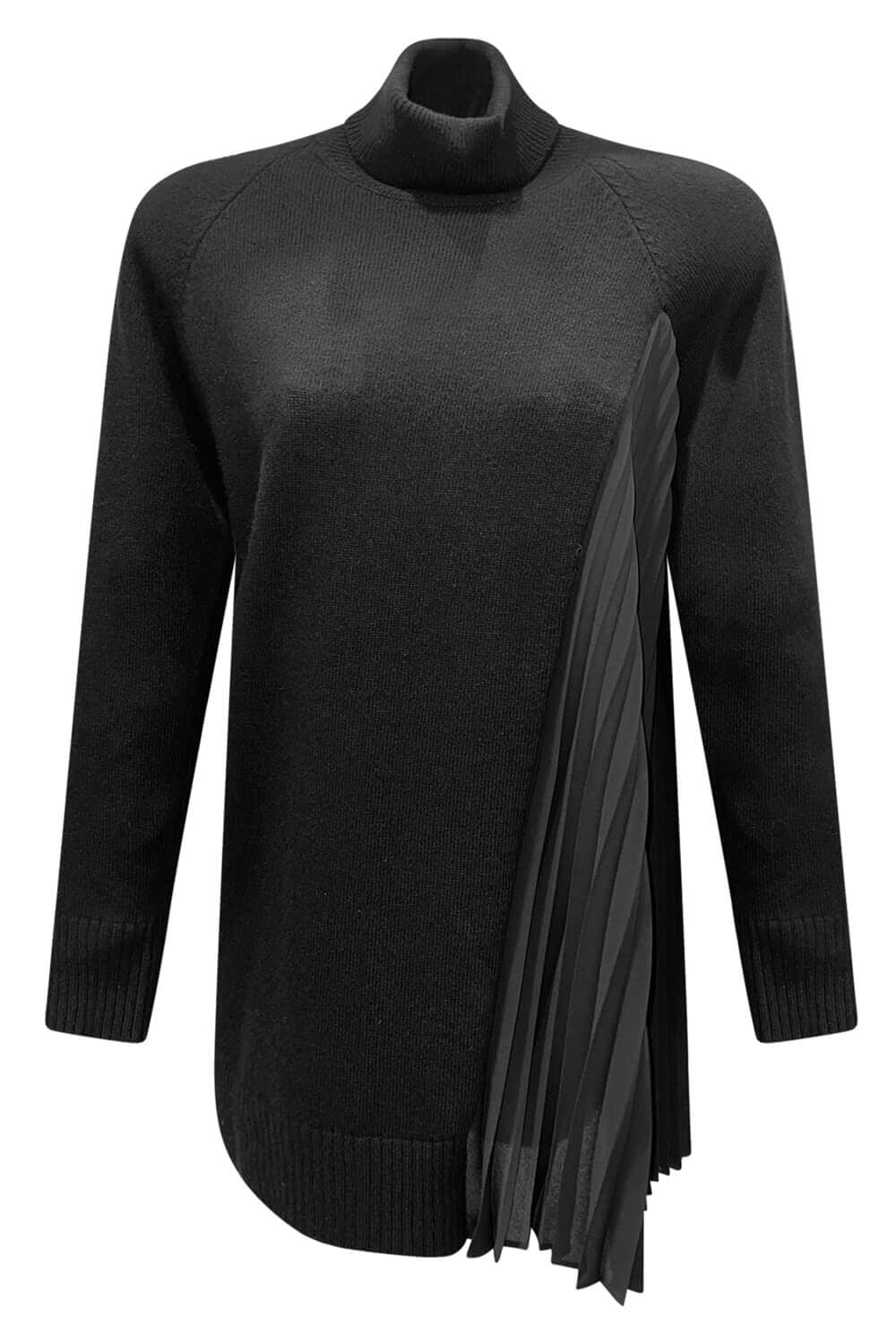 SUOLI Abito mini in maglia con tessuto plissè Uncategorized SUOLI