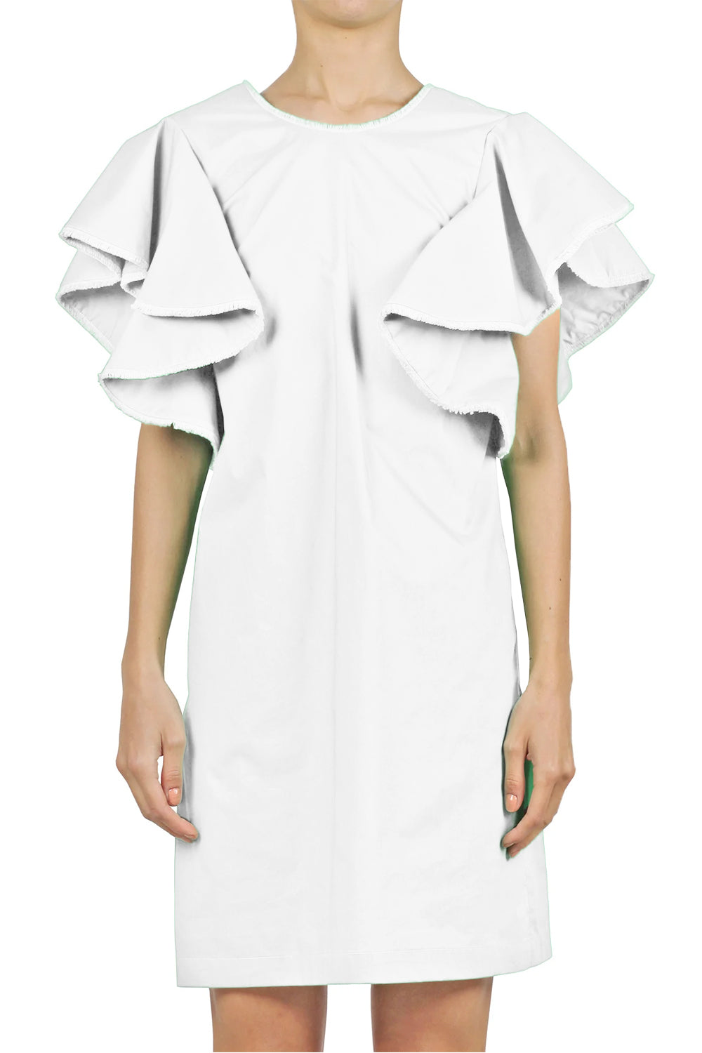 SUOLI: Abito Corto con Svolto a V