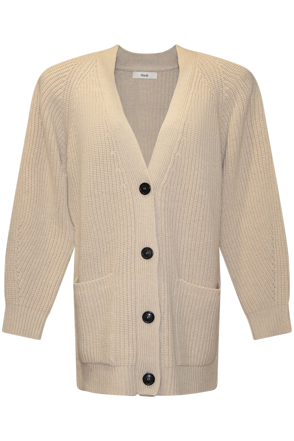 SUOLI Cardigan in misto lana e cashmere